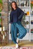 Basso Baby Cord Tiered Cuff Pant Deep Teal